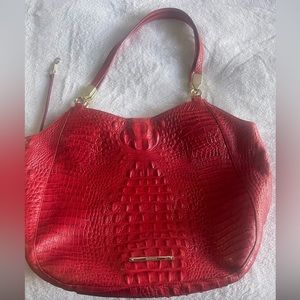 Brahmin Marianna handbag. Beautiful red color